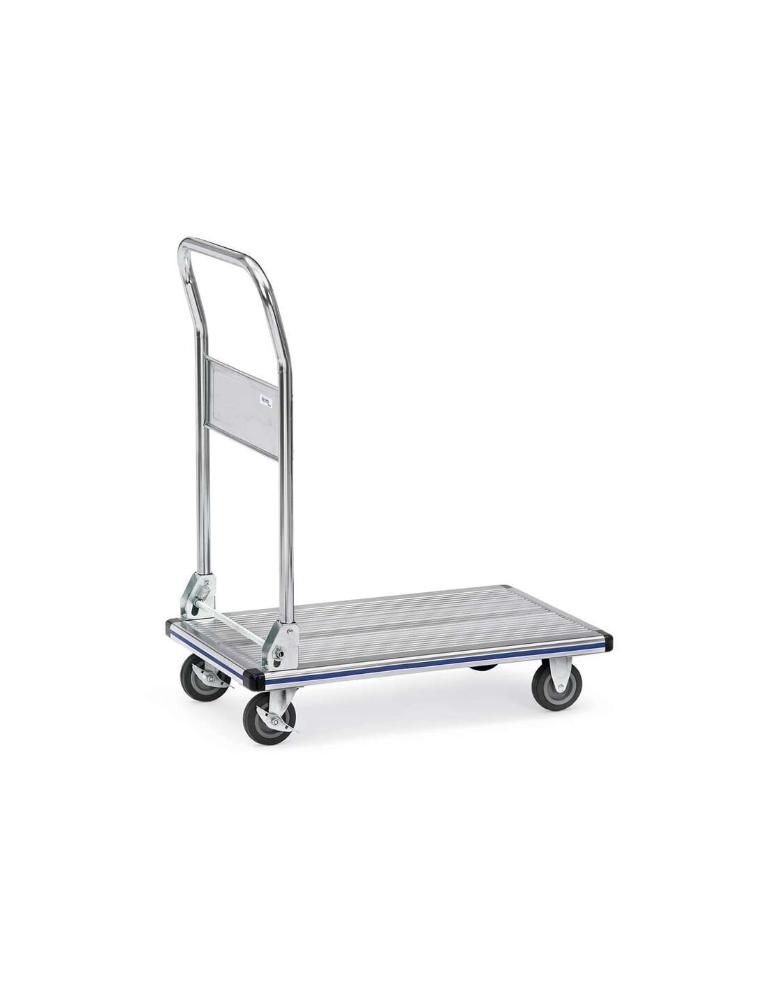 Chariot plateforme pliant Fetra, charge 150 kg, plateau 740x480 mm