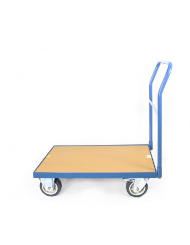 Chariot à 1 dossier, charge 300 kg, plateau 800x500 mm Chariot à 1 dossier, charge 300 kg, plateau 800x500 mm