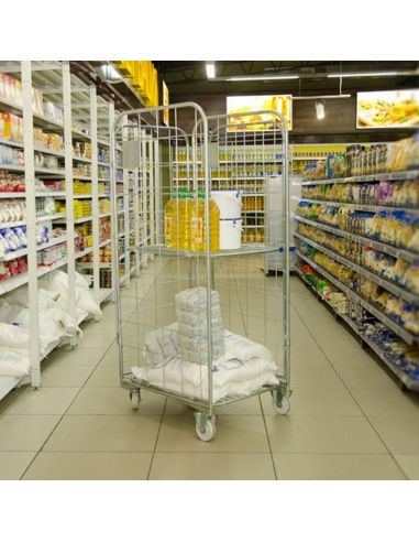 Roll conteneur à 3 côtés, charges 600 kg, hauteur 1800 mm Roll conteneur à 3 côtés, charges 600 kg, hauteur 1800 mm