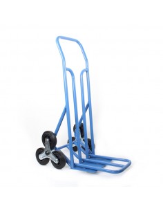 Diable escaliers 3 roulettes, double pelle, charge 250 kg