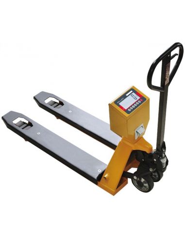 Transpalette peseur, portée max. jusqu'à 2000 kg, précision de 500 g à 1 kg TPS-II-2T-500 Transpalette peseur, portée max. jusqu'à 2000 kg, précision de 500 g à 1 kg TPS-II-2T-500