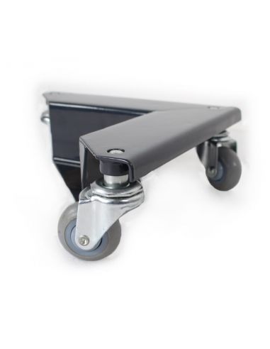 Coins roulants en gris 600 kg sans mallette