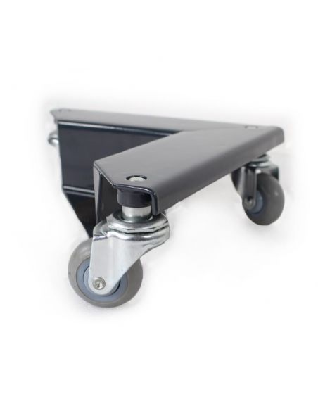 Coins roulants en gris 600 kg sans mallette