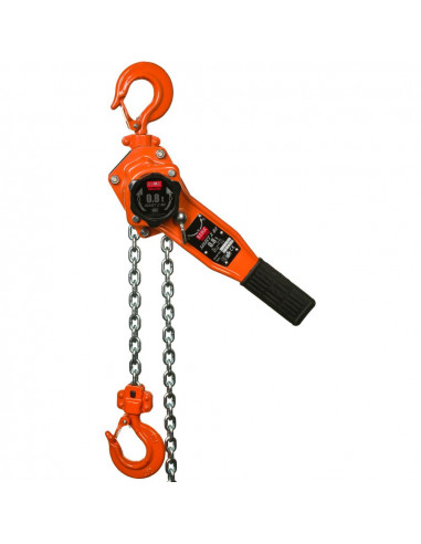 Palan à levier, capacité de charge de...