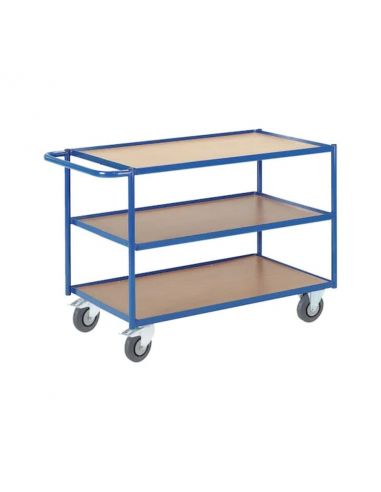 Chariot à trois plateaux mélaminé 500KG Millman