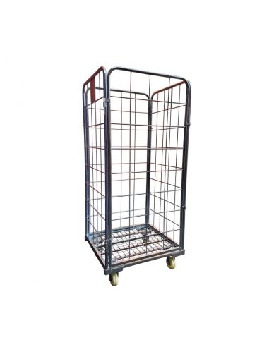 Chariot roll avec porte et ridelles 400KG Millman